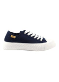 Jayne 11 Navy Trainers-Footwear-White finn