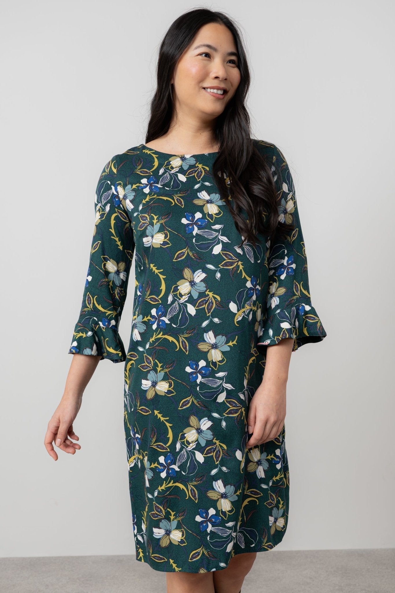 Lily and Me Lotty Dress Shibori-White finn