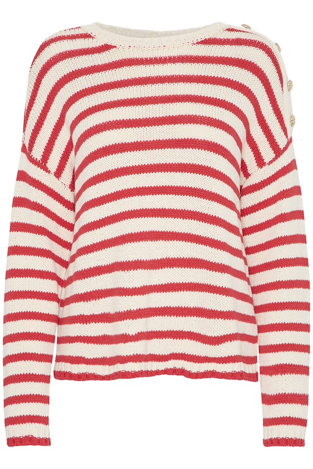 Fransa Frbelinda PU 1 Jumper-Knitwear-White finn