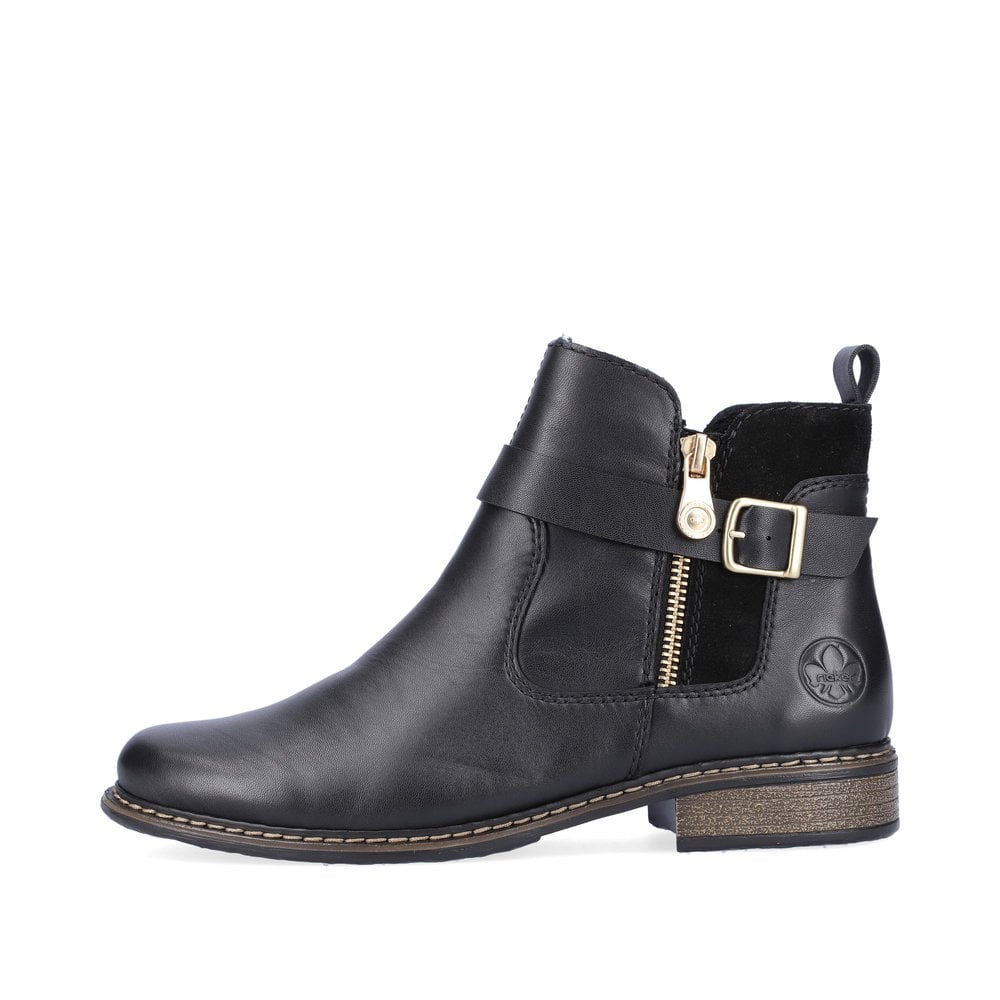 RIEKER Z4959 LADIES BOOTS-Footwear-White finn