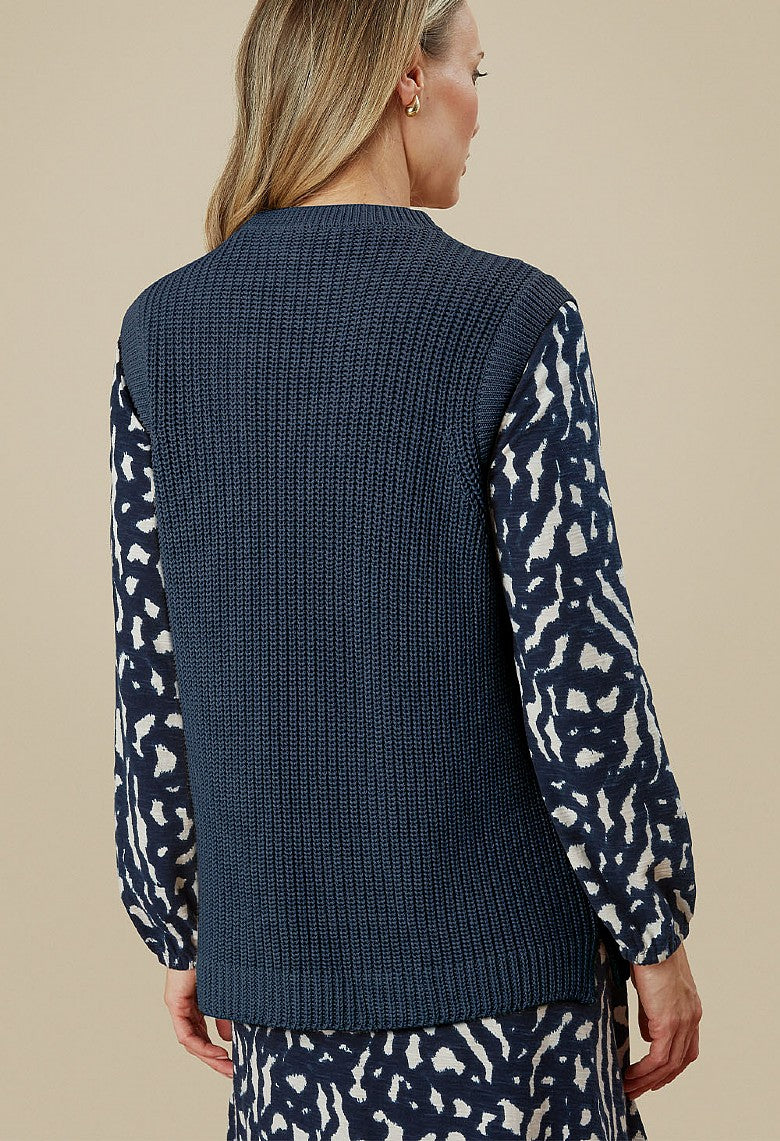 CASSIE KNITTED TANK Biscuit-Knitwear-White finn