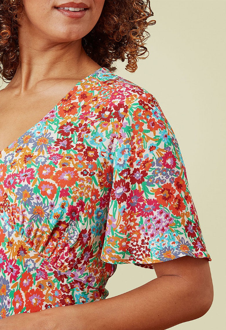 Adini Wildflower Louetta Dress - Multi-Dress-XS-