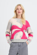 B young Byomea Abstract Jumper-b.young-White finn