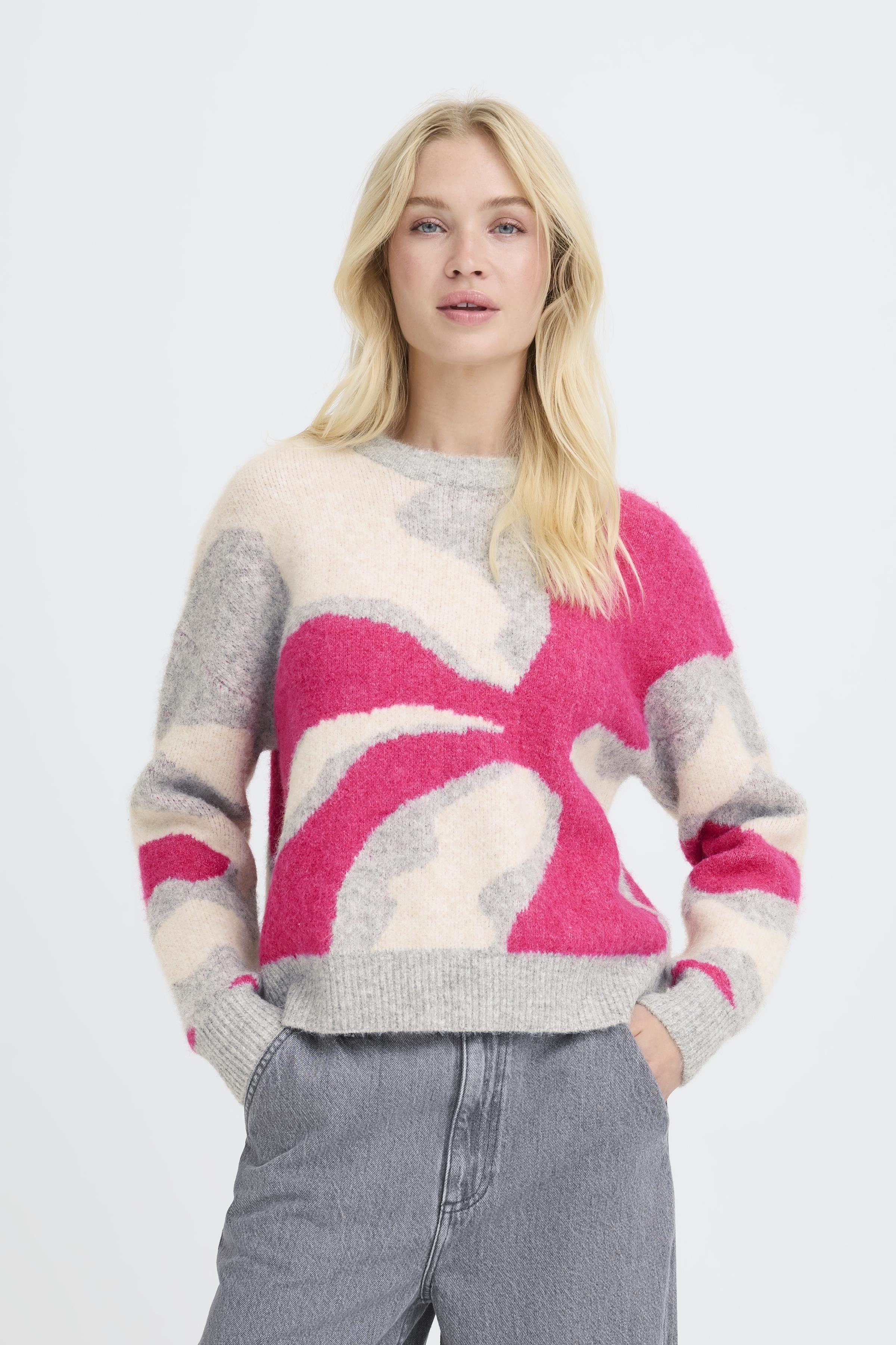B young Byomea Abstract Jumper-b.young-White finn