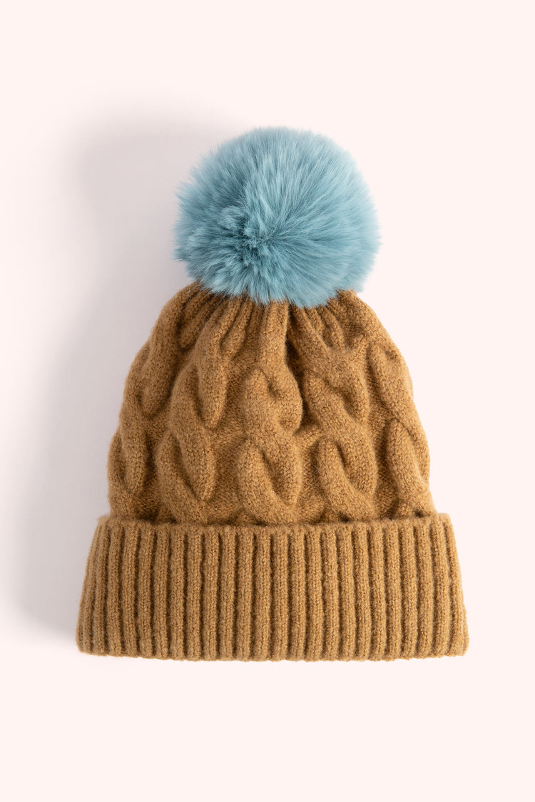 Powder Elise Hat - Chocolate & Ice-Hat-White finn