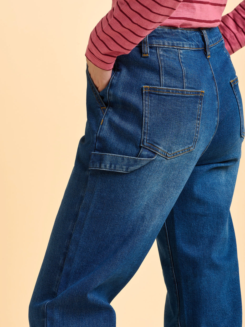 Brakeburn Wren Jean-Trouser-White finn