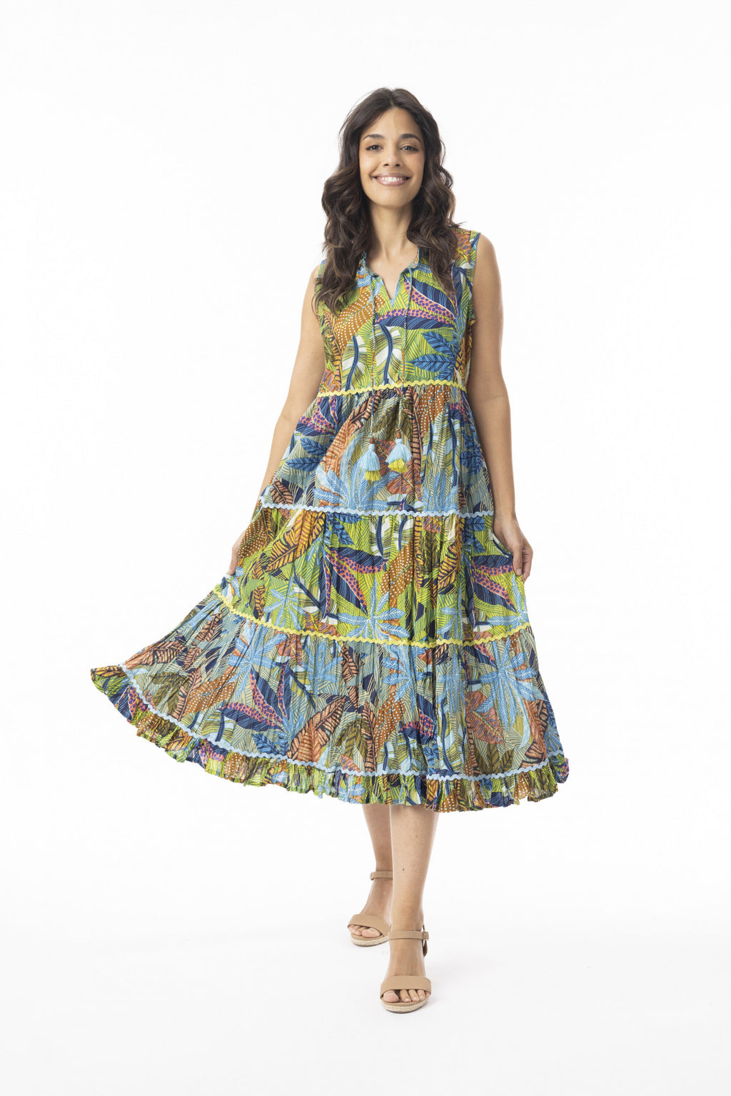 Orientique Tayrona Dress Layers Sleeveless-Orientique-White finn