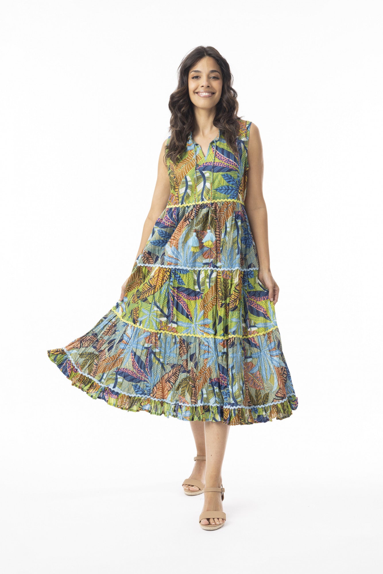 Orientique Tayrona Dress Layers Sleeveless-Orientique-White finn