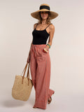 Brakeburn Danna Stripe Wide Leg Beach Pant
Coral