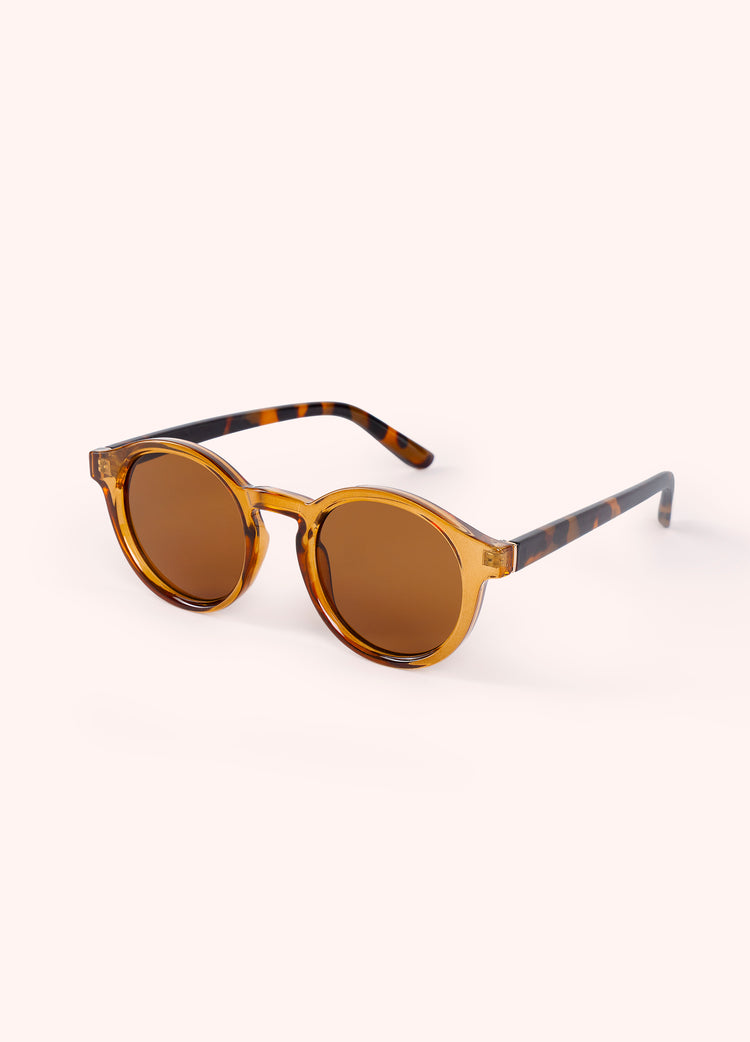 Powder Shoshana Sunglasses Dark Tortoiseshell-Powder-White finn