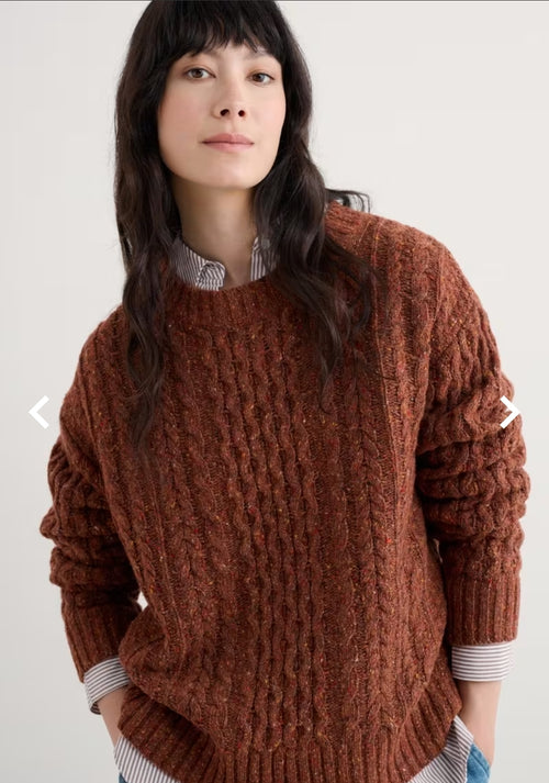 Seasalt Newlyn Cable Knit Jumper