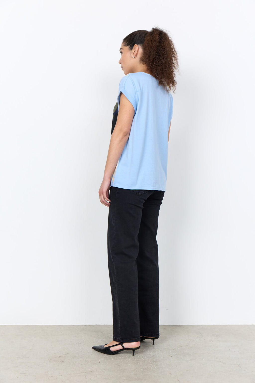 Soya Concept  SC-GAIL Top Leaf Print