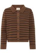 Fransa Frita Cardigan-Knitwear-White finn