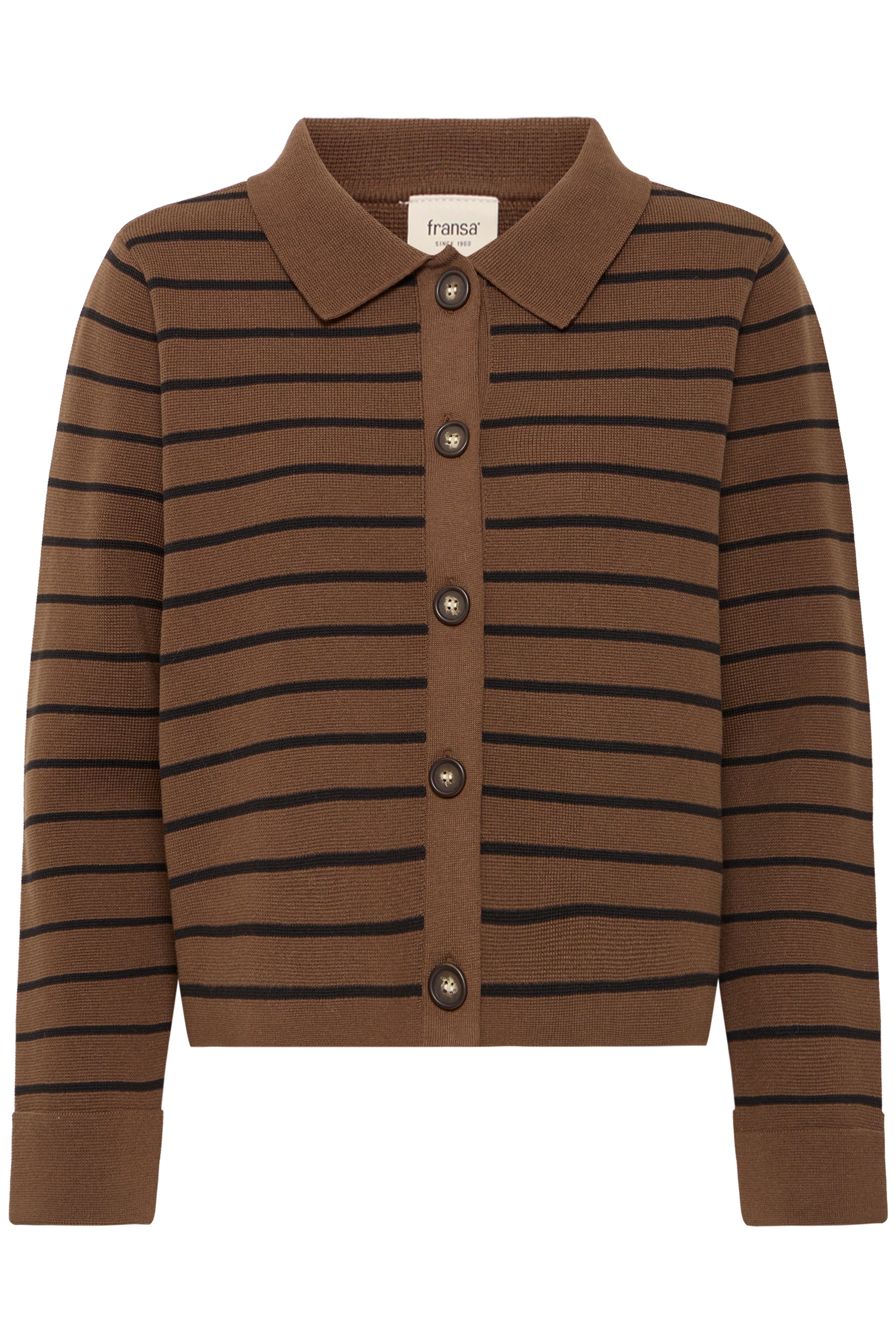 Fransa Frita Cardigan-Knitwear-White finn