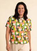 Pretty Vacant Tara Top in Rectangles-Pretty Vacant-White finn