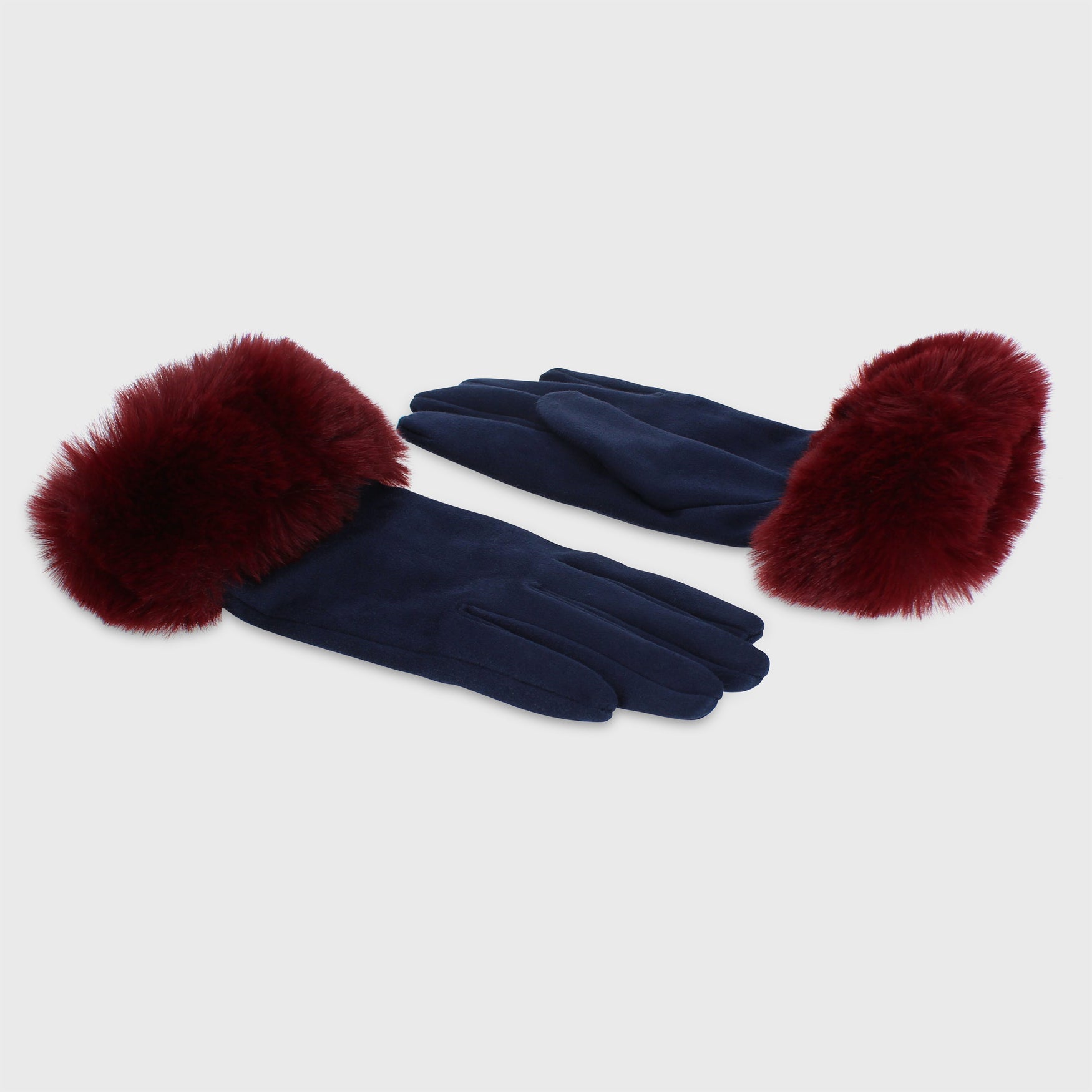 Millie mae Gloves with Faux Fur Edge