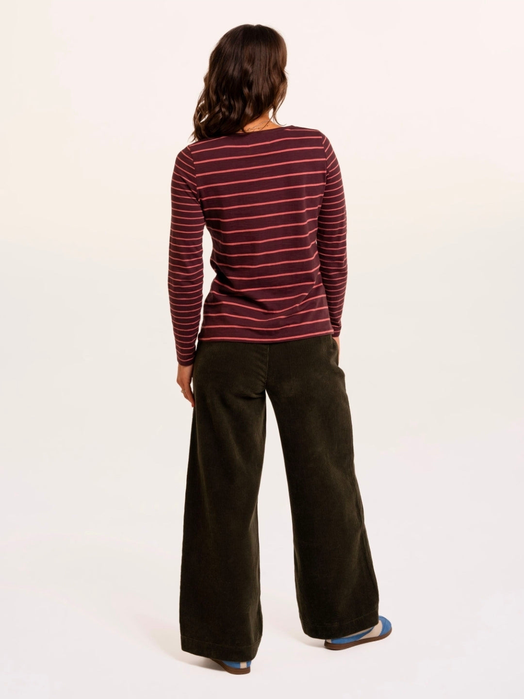 Brakeburn Branksome Thick and Thin Stripe T Shirt