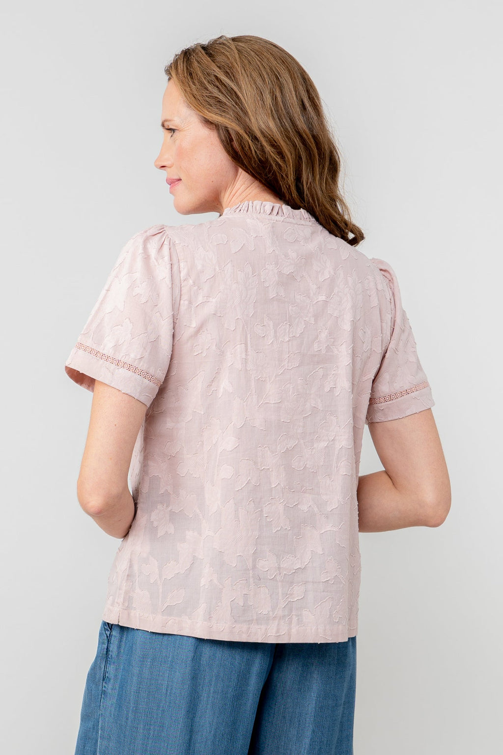 Lily and Me Luna Blouse Jacquard Cotton
