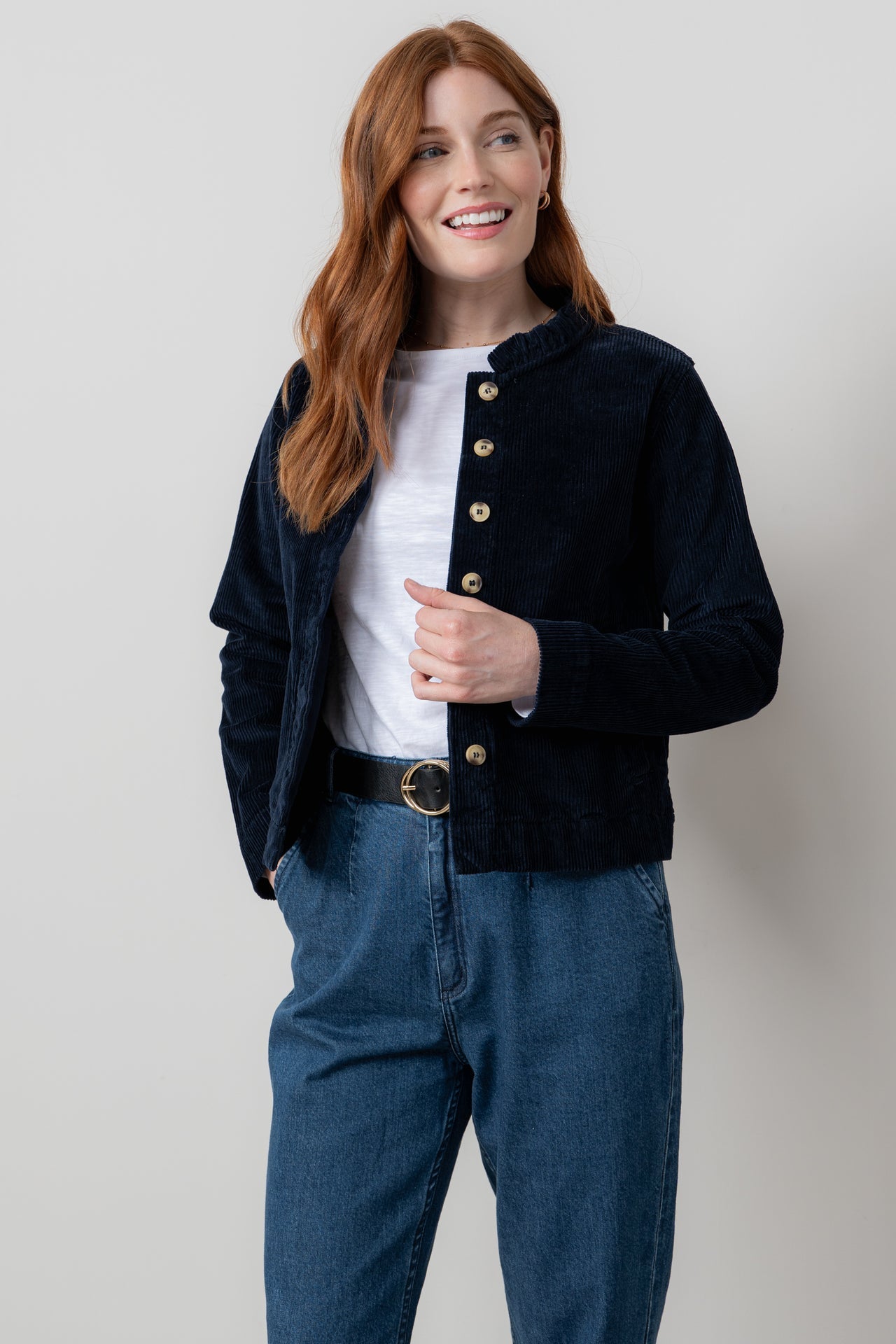 Lily and Me Rene Cord Jacket  Plain