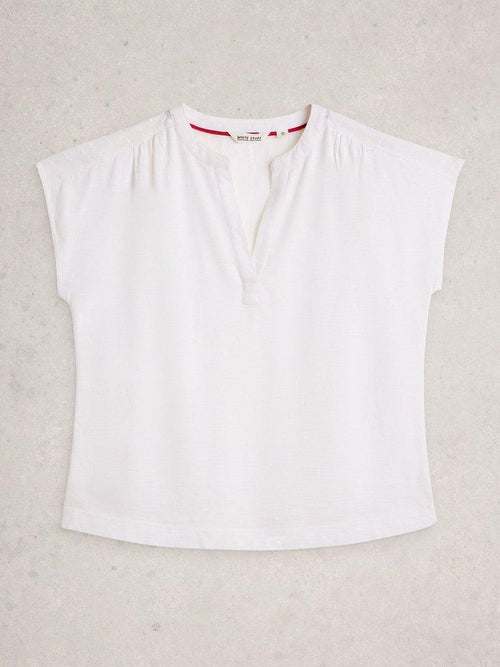 White Stuff NOLA NOTCH BRODERIE TEE-Shirts & Tops-10-