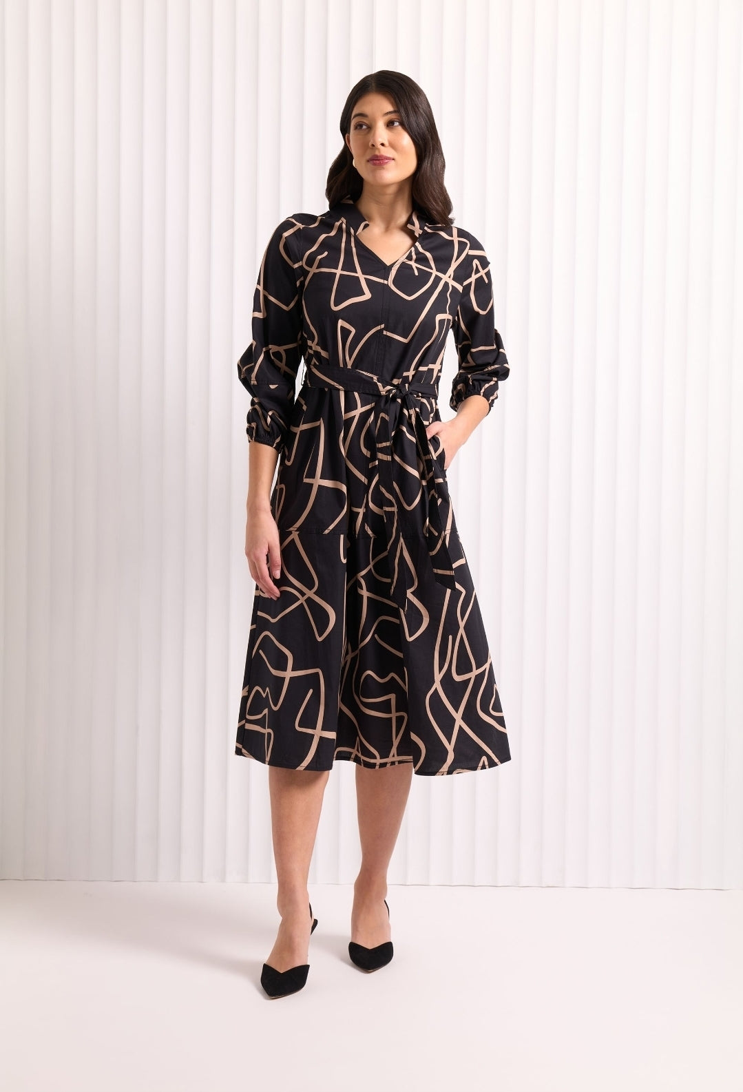 Foil Best Tactics Dress-Dress-White finn