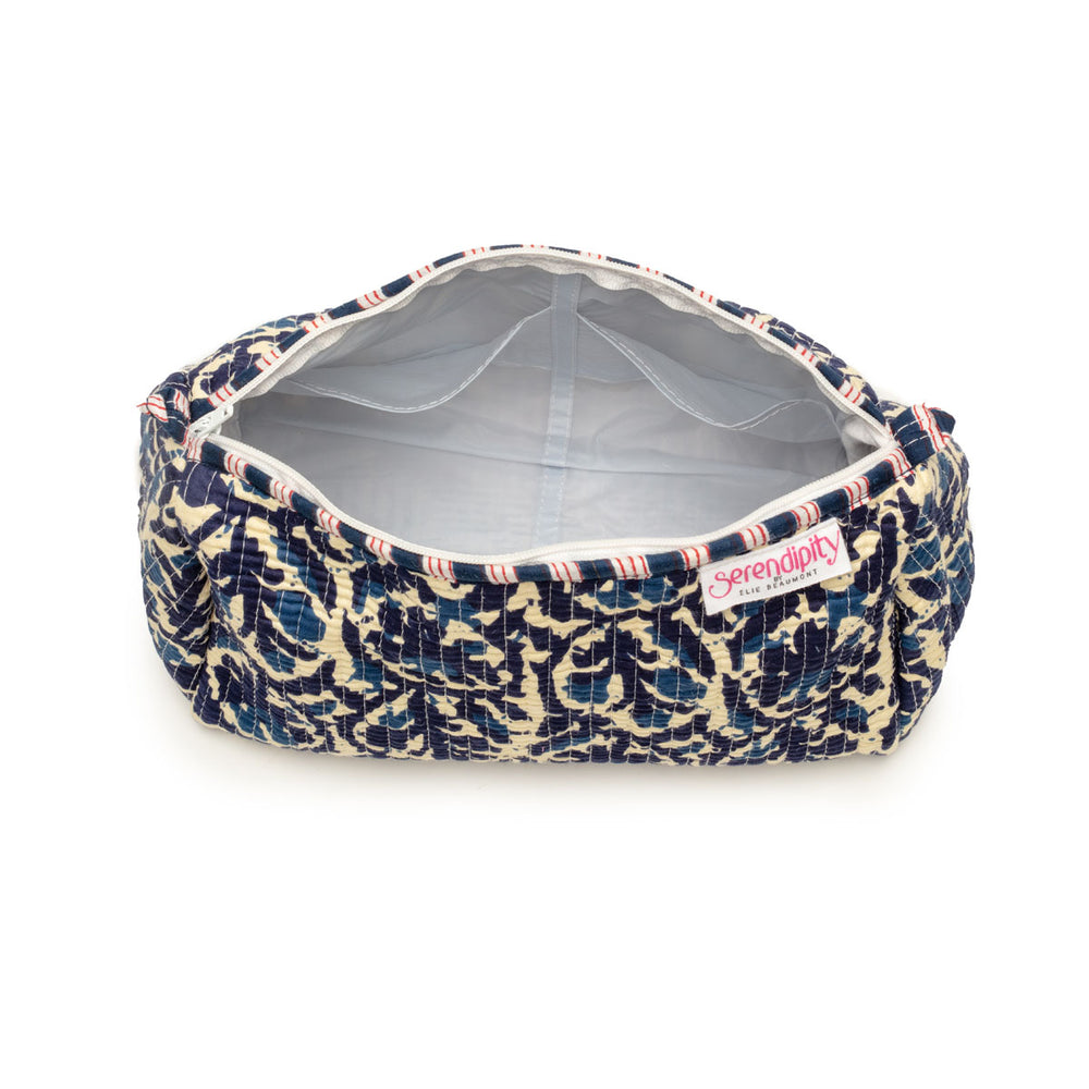 Ellie Beaumont Serendipity Small Cosmetic Case-Make up case-White finn