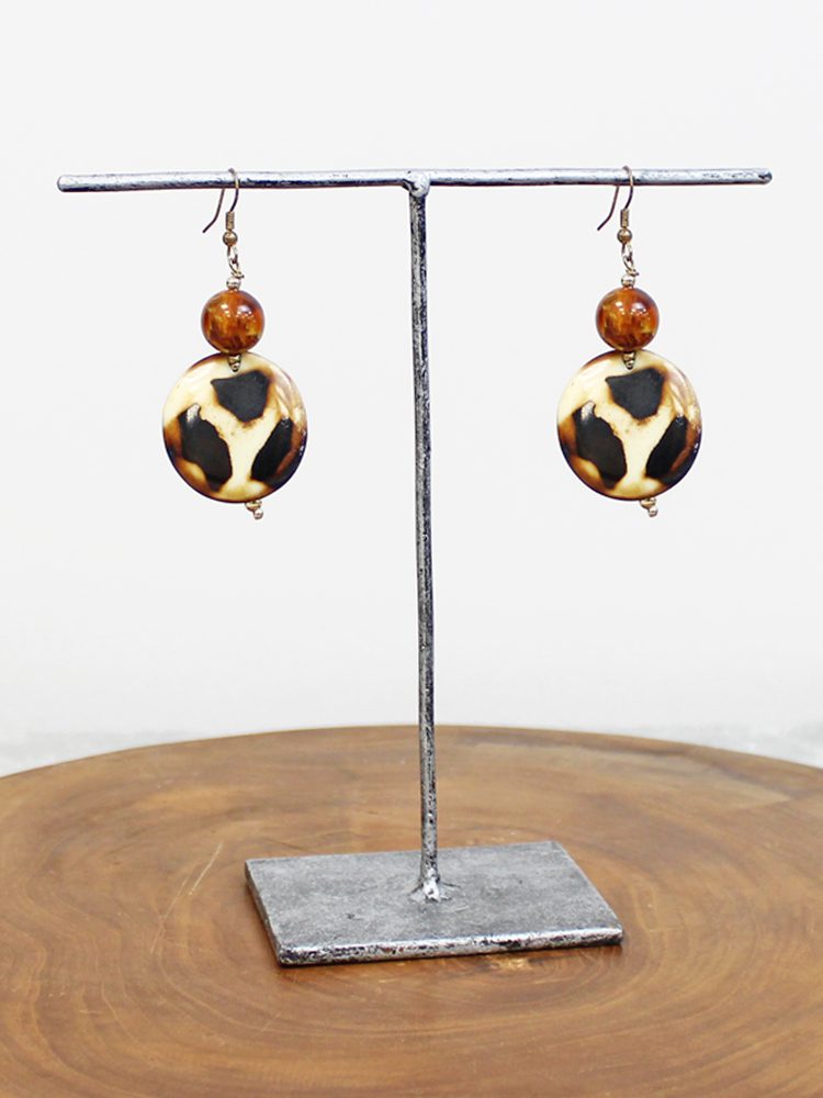 Resin Disc Earrings AY6608