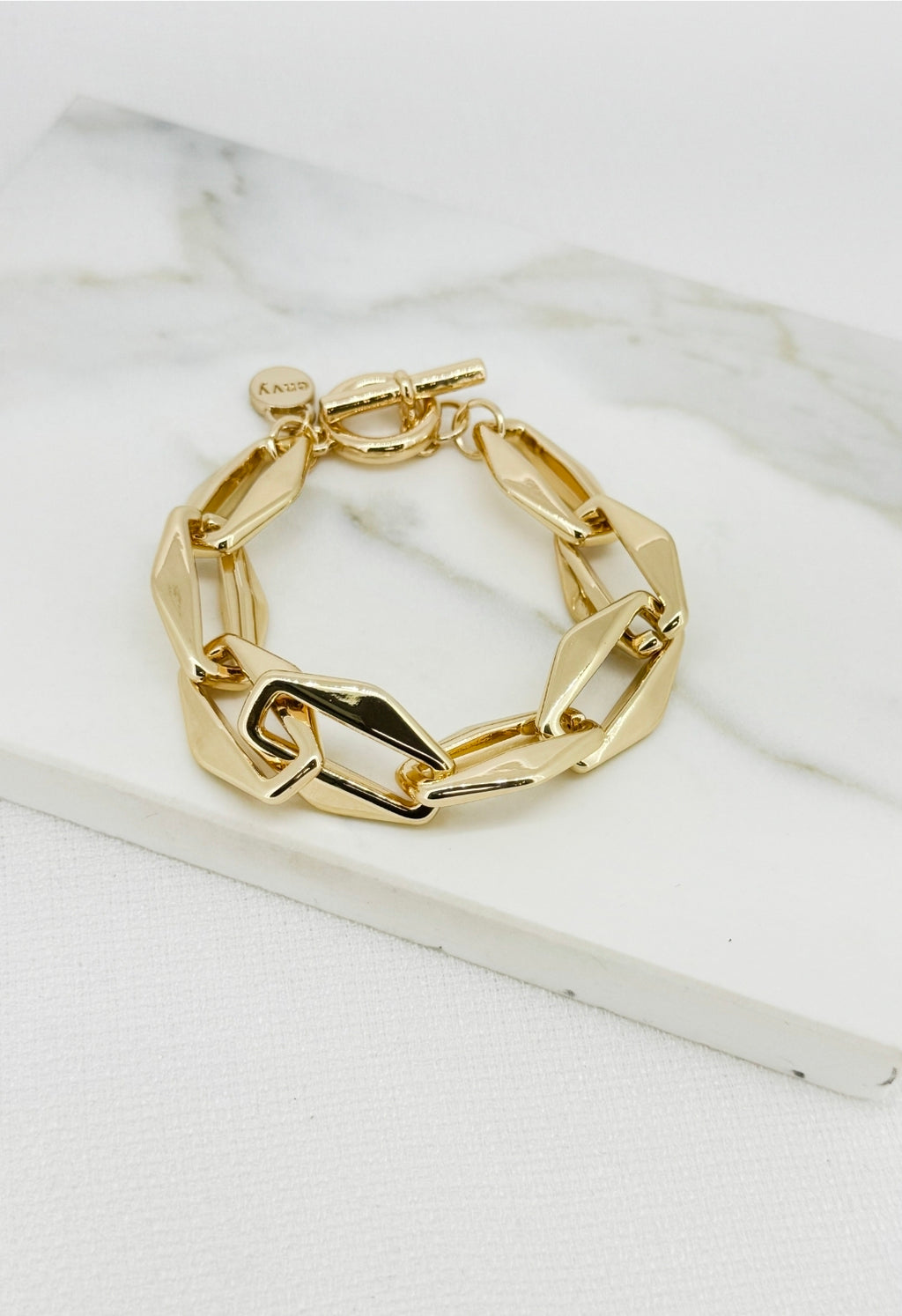 Envy Chunky Chain Bracelet 4761-Envy-White finn