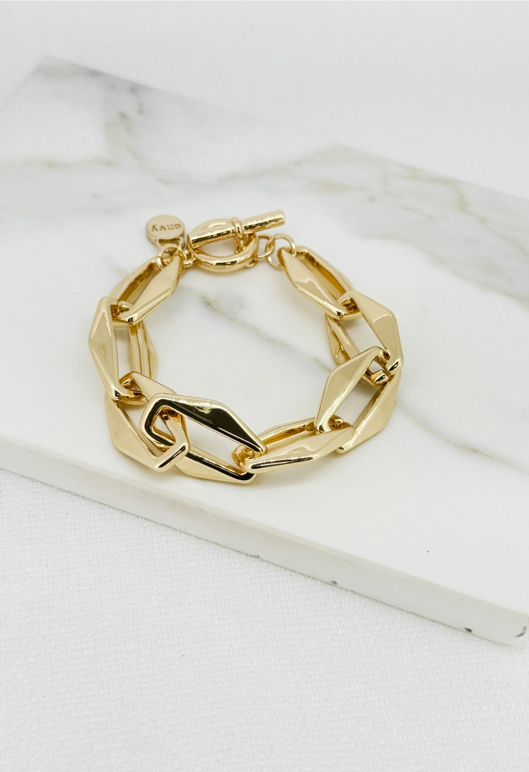 Envy Chunky Chain Bracelet 4761-Envy-White finn