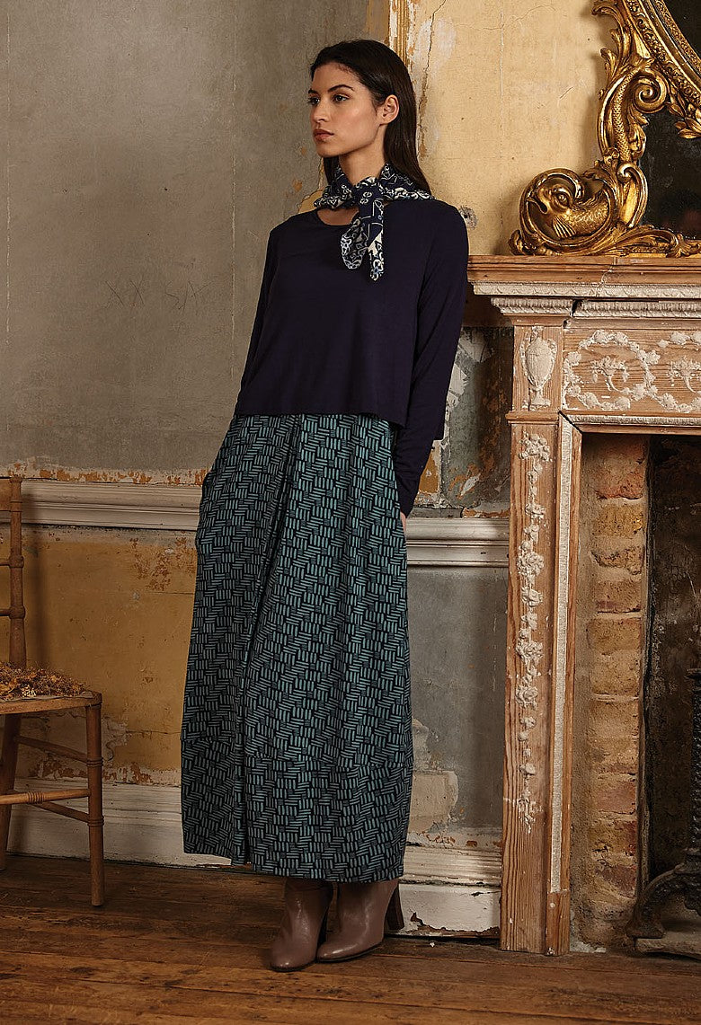 JEANIE DRESS LITTLE STICKS PRINT-Dress-White finn