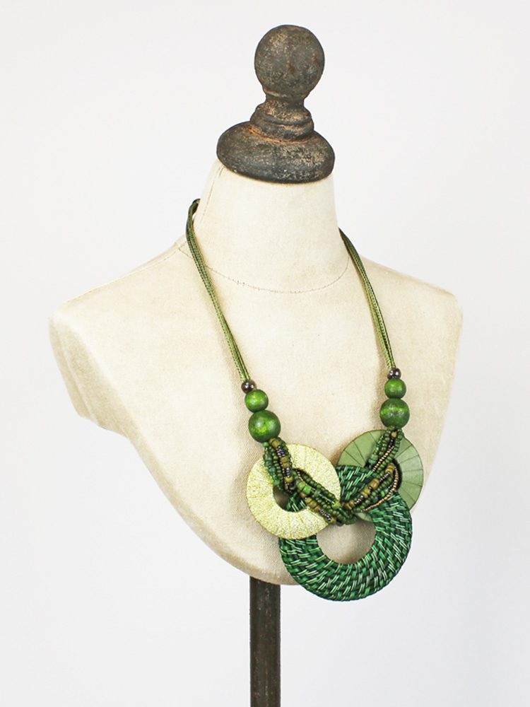 STATEMENT RING NECKLACE UJ6608