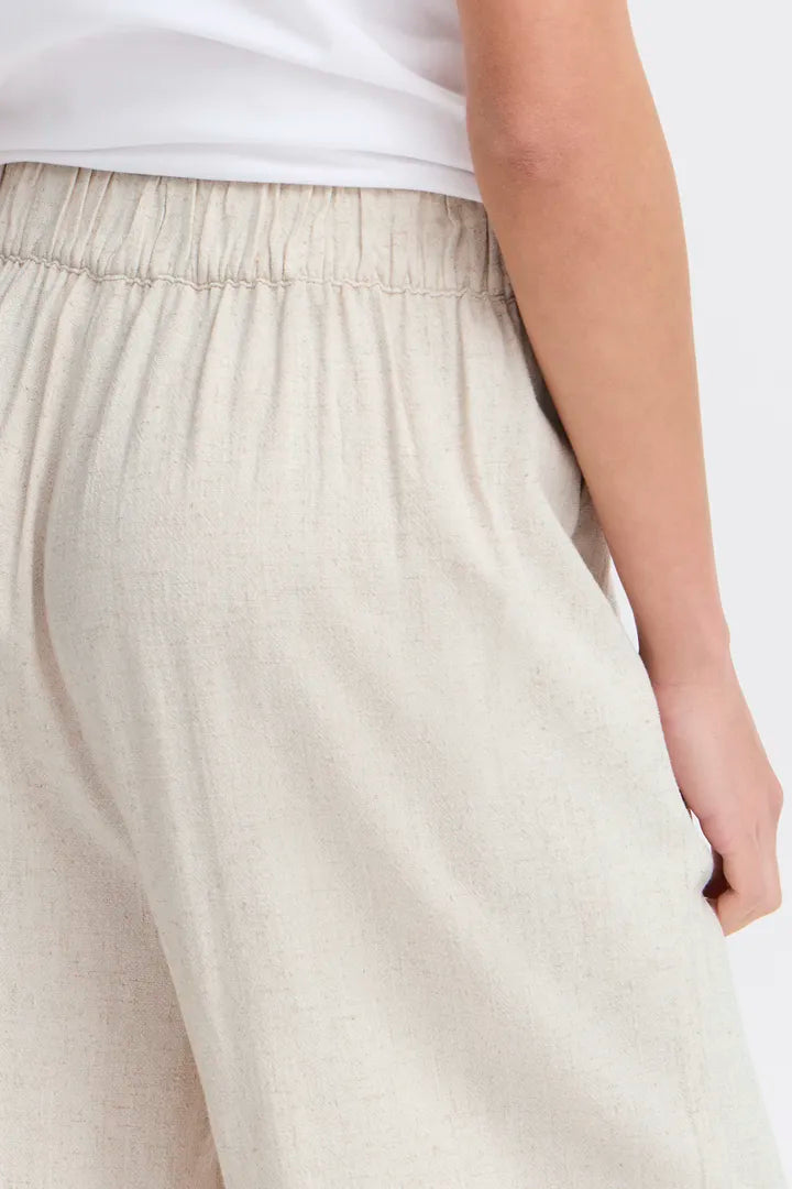 Fransa Fratel Trousers-Trouser-White finn