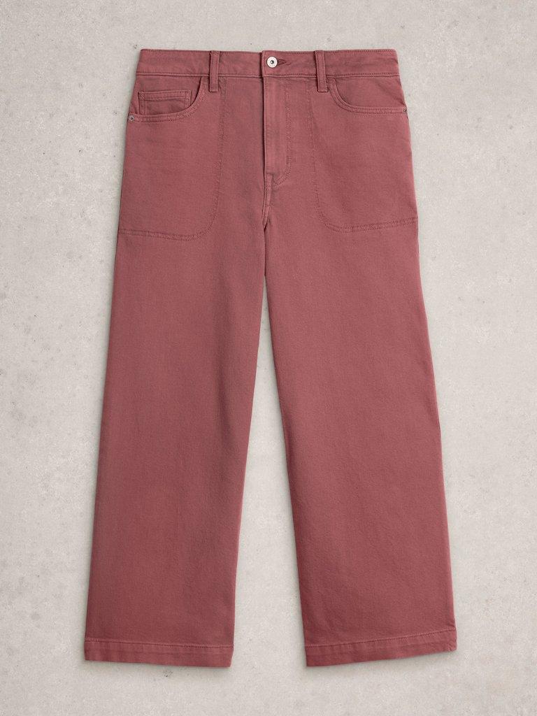 White Stuff Tia Wide Leg Crop Jean-Trouser-White finn