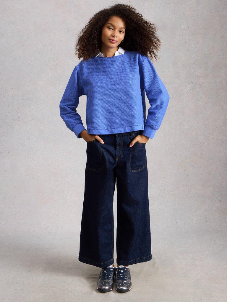 White Stuff HERRINGBONE SWEAT-White Stuff-White finn