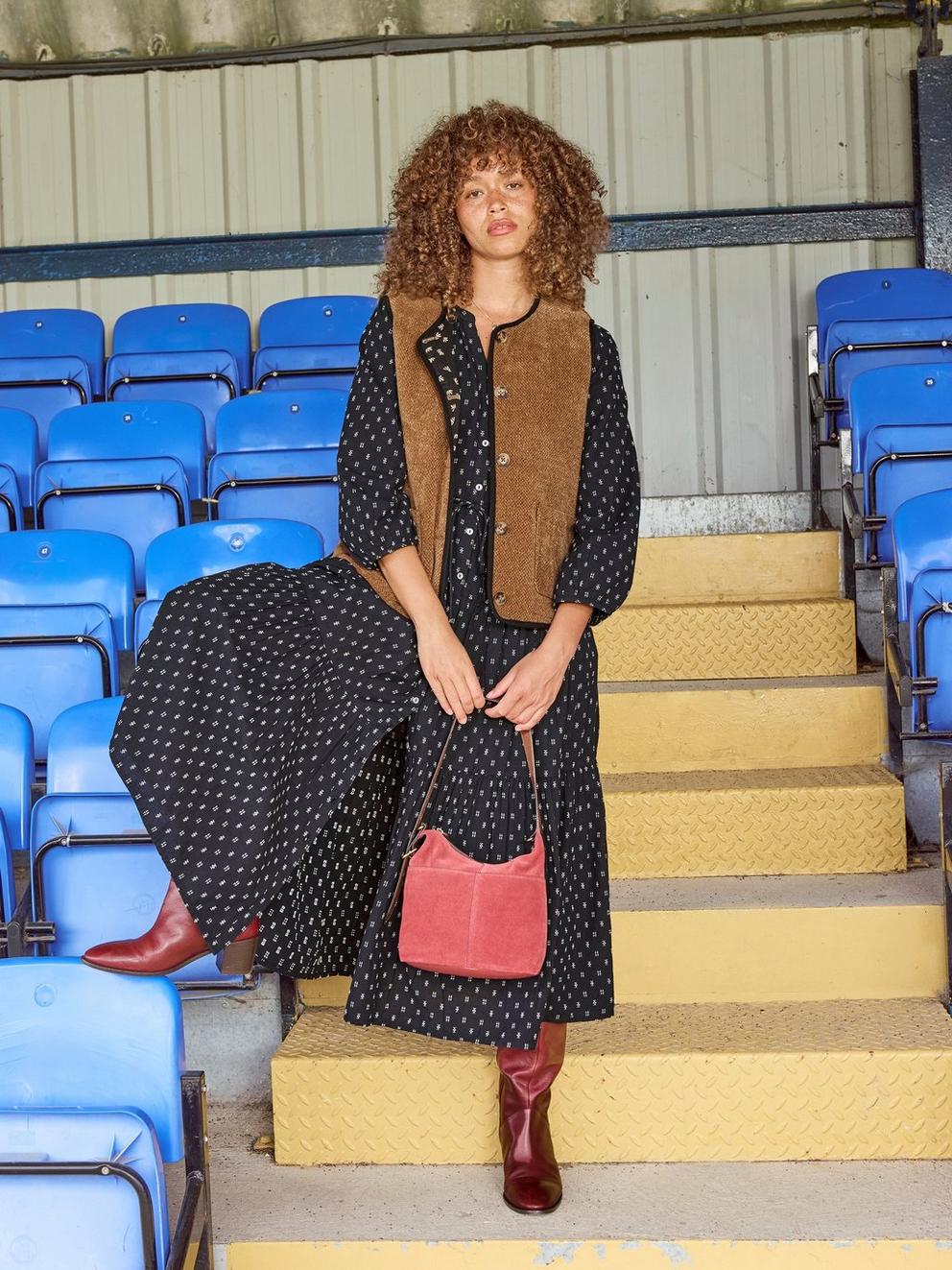 White Stuff Emma Reversible Gilet-Gilet-White finn