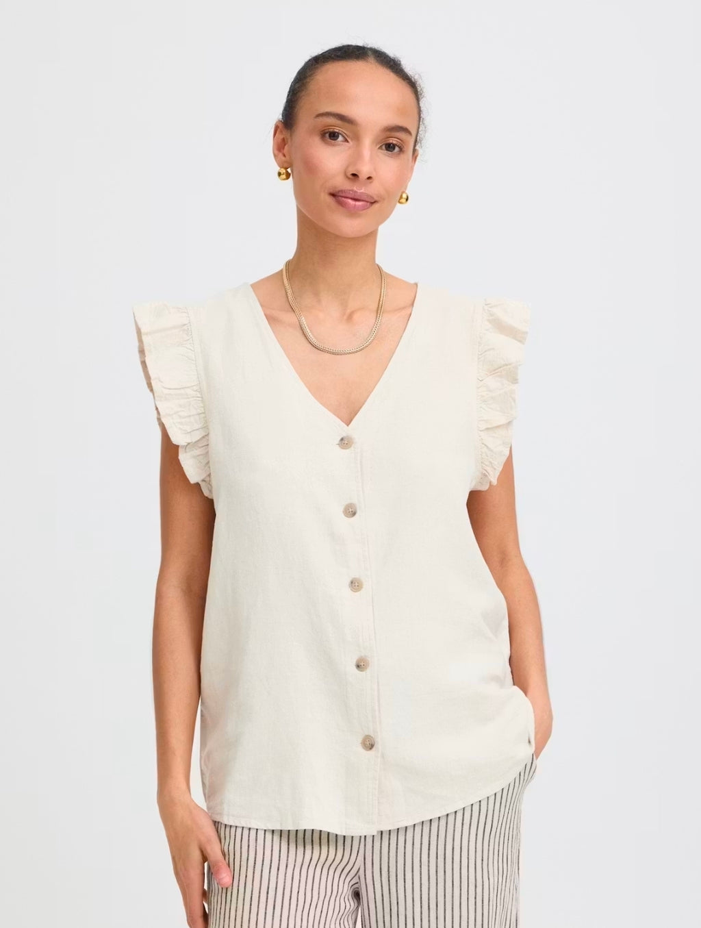 B young Falakka Ruffle Top