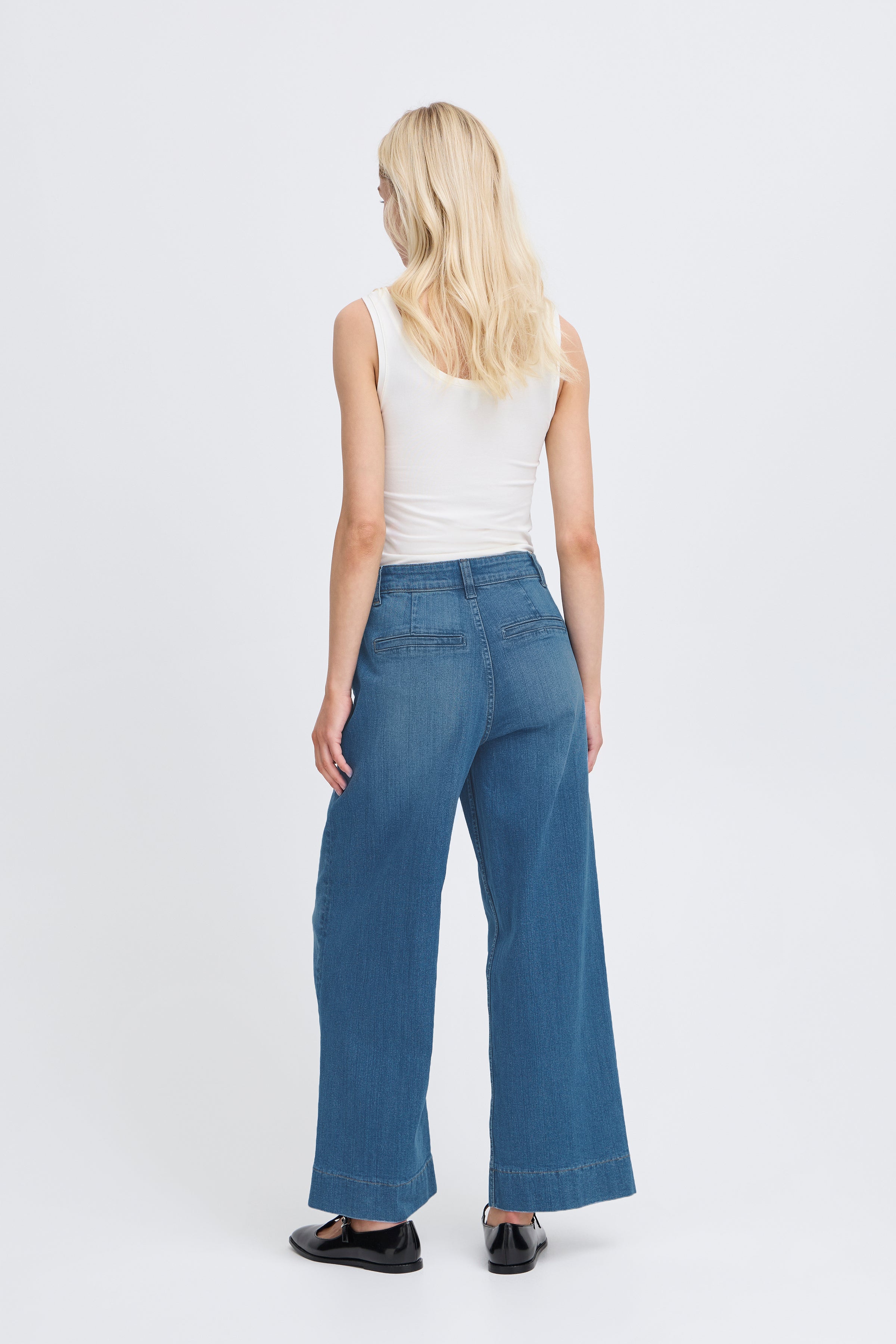 B young Bykomma Cropped Jean-b.young-White finn