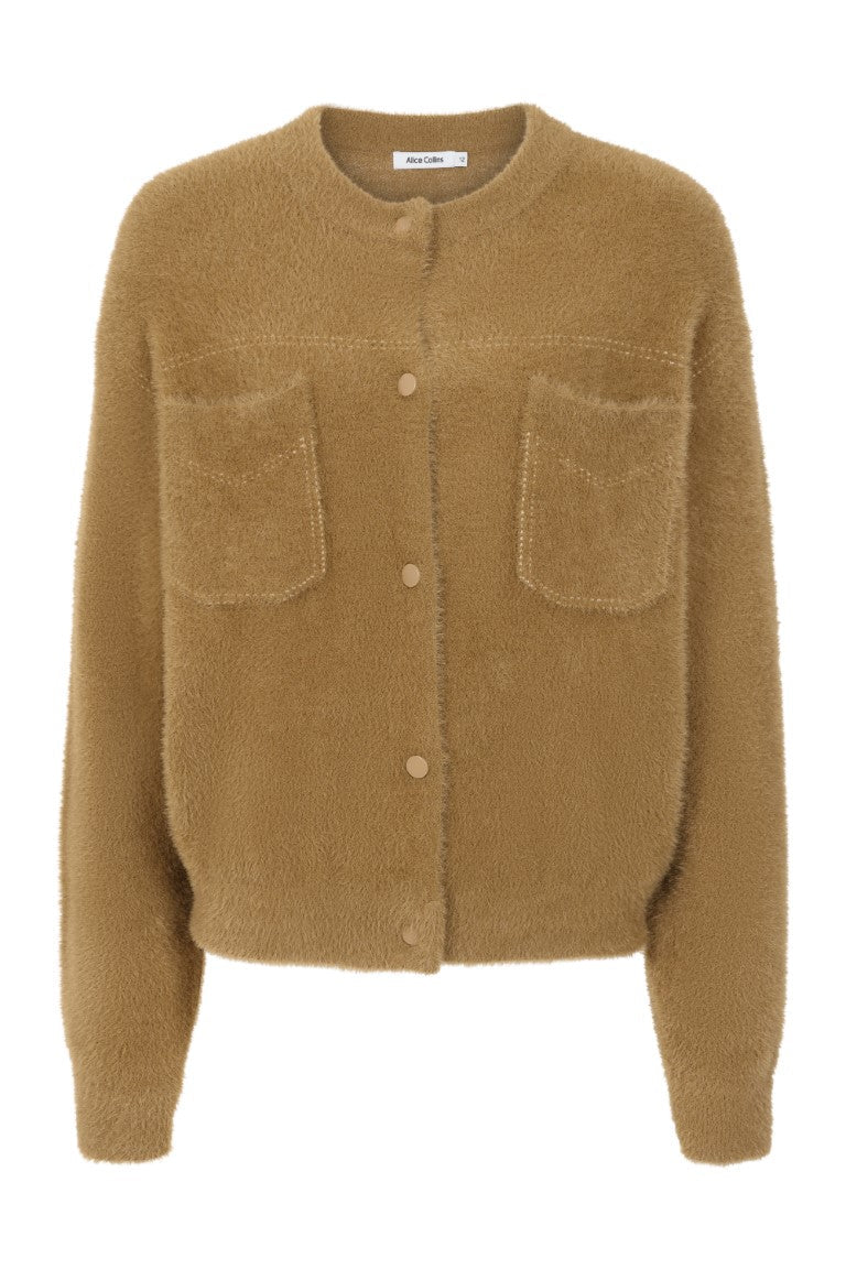 Alice Collins Sophie Knit Jacket-Jacket-White finn