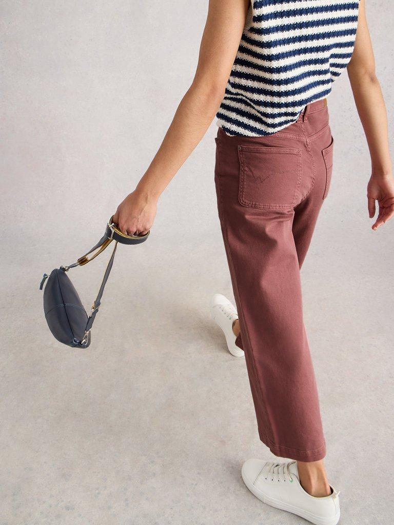 White Stuff Tia Wide Leg Crop Jean-Trouser-White finn