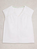 White Stuff FLISS FLORAL V NECK TOP-Shirts & Tops-10-