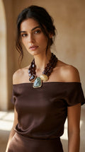 Envy Chunky Multi Jewel Necklace 524