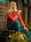 Brakeburn Ferndown Crewneck Sweatshirt-Shirts & Tops-White finn