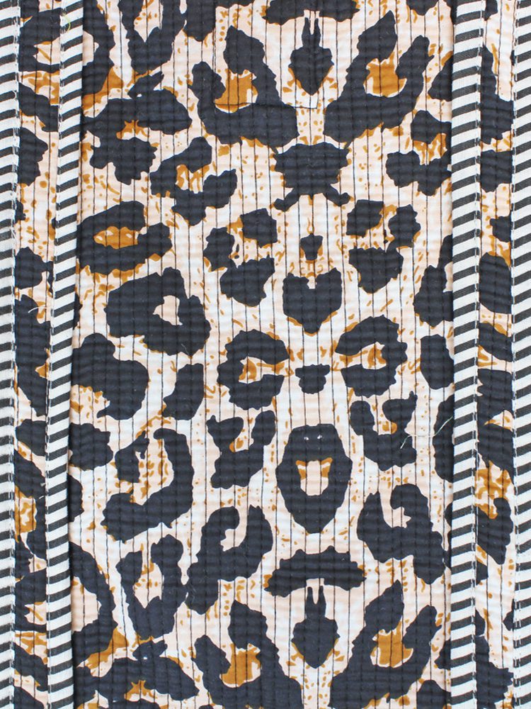 JT6601C QUILTED COTTON TOTE BAG – ANIMAL PRINT