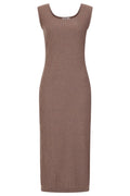 Alice Collins Misha Knitted Dress-Dress-White finn