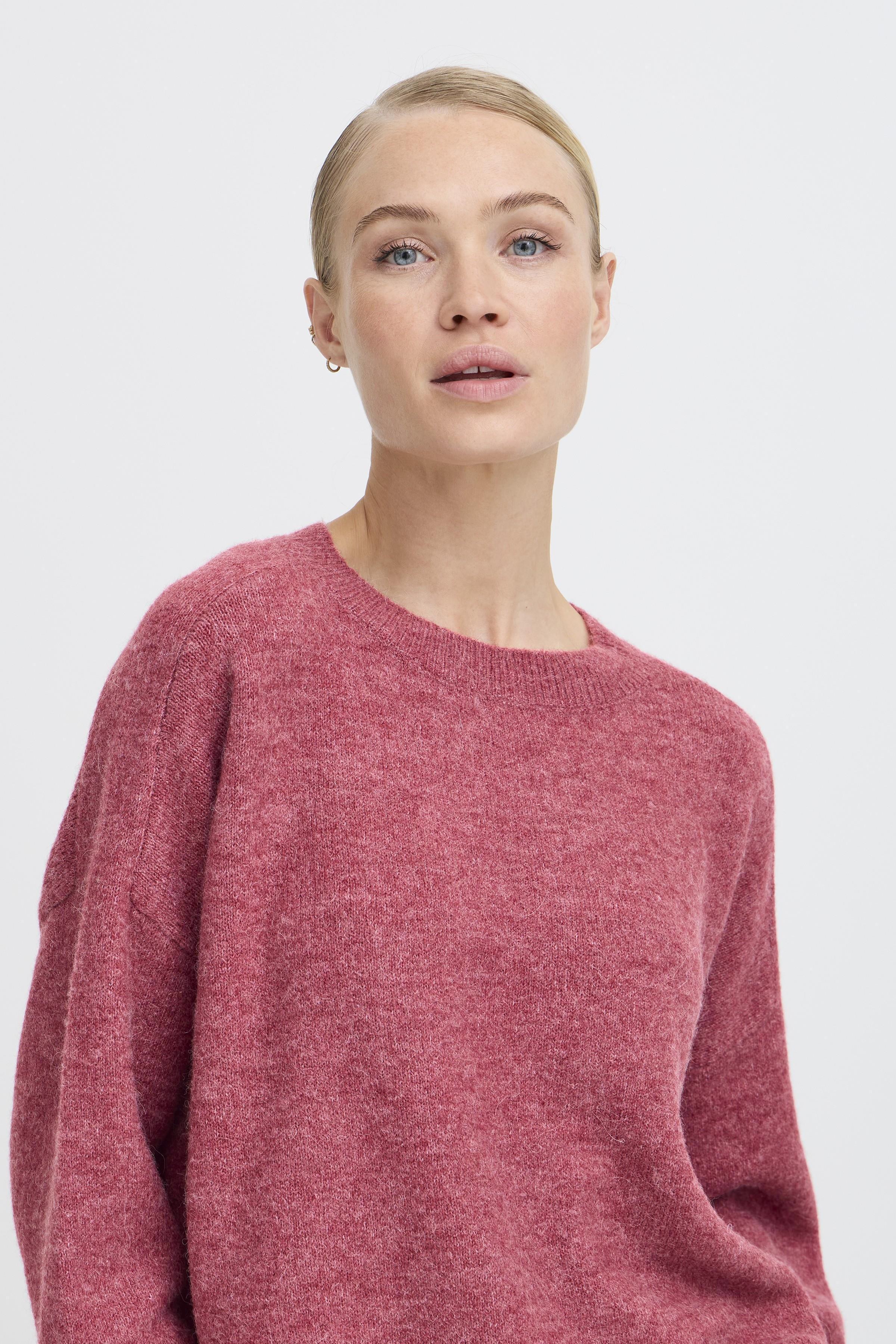 B young Bymonna Jumper-Knitwear-White finn