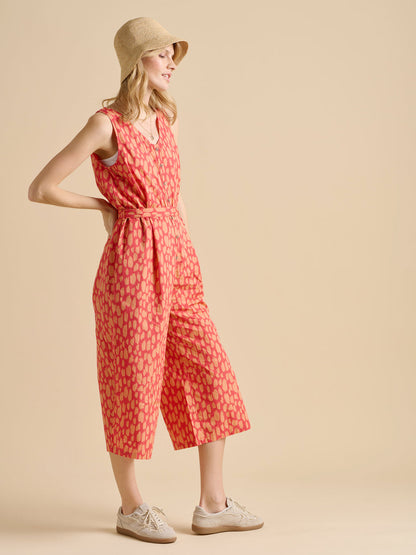 Brakeburn Sundown Jumpsuit-White finn