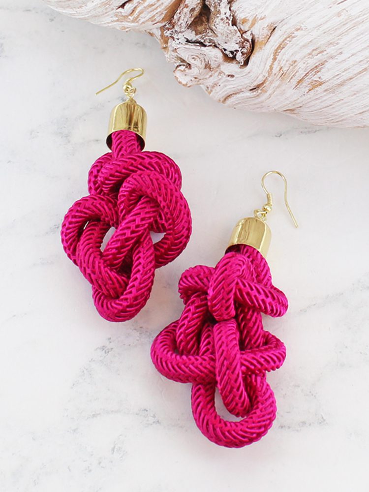 Knotted Cord Earrings AR6604