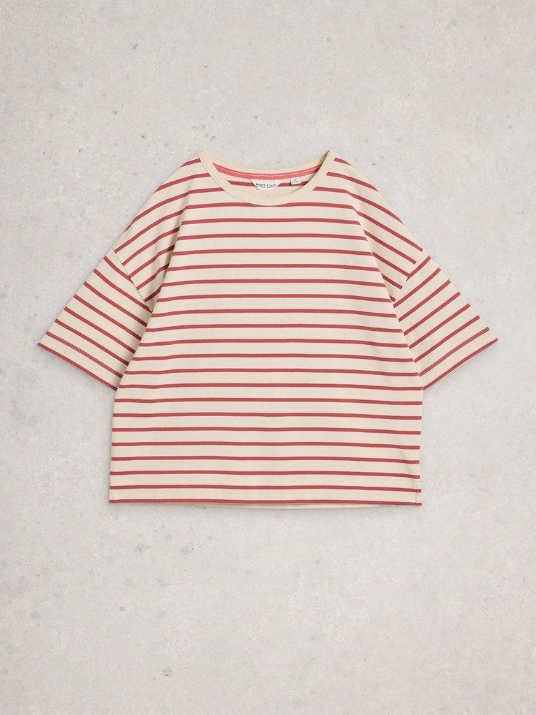 White Stuff KAT STRIPE TEE-White Stuff-White finn