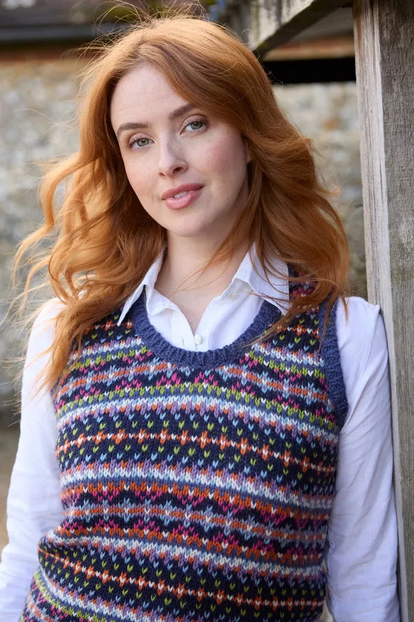 Pachamama Iona Tank Top-Knitwear-White finn