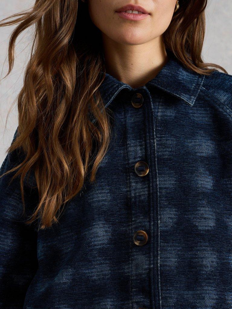 White Stuff Eden Denim Jacquard Jacket-White Stuff-White finn